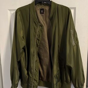 Green Bomber Jacket